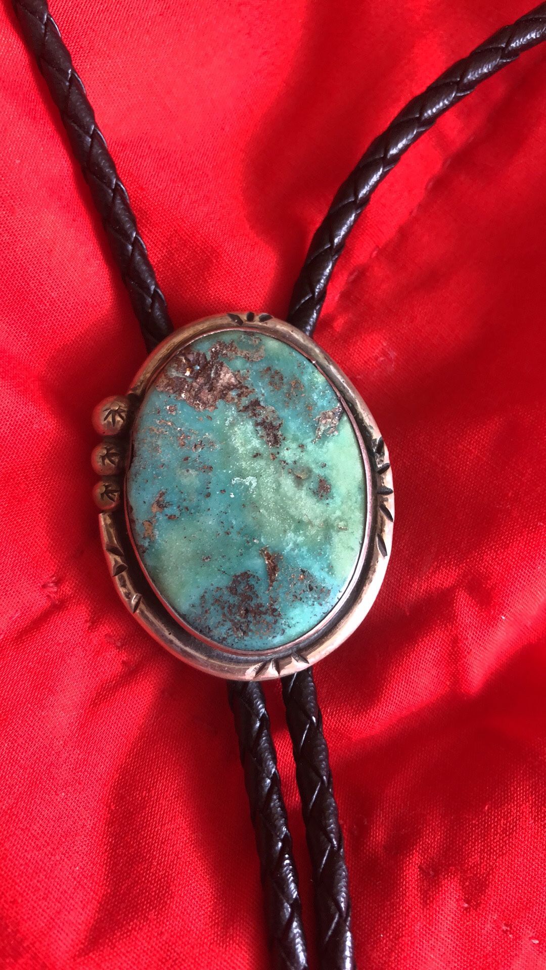 Vintage Bo Lo Tie Turquoise