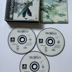 Final Fantasy VII PS1 PlayStation 1 Black Label