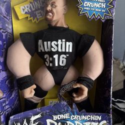 1998 WWF STONE COLD STEVE AUSTIN BONE CRUSHING BUDDY