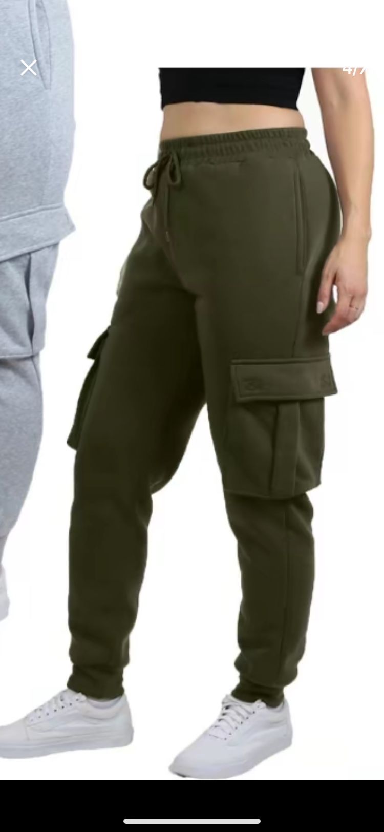 Fleece Lined Cargo Joggers