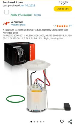ML350 fuel pump