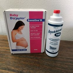 Baby Heartbeat Doppler & Gel