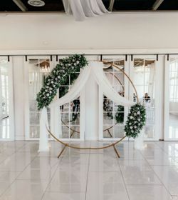 Wedding artificial arch floral arrangements (pair)