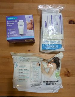 Breastmilk storage bags