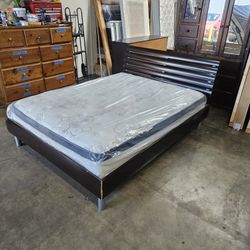Queen Bed And Mattress
