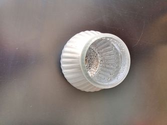 Silver vase / Glass vase or pot