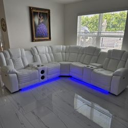 Brand New Power Reclining Sectional Sofa