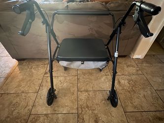 Black Rollator Walker