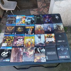 New Games Some Sealed but they All Limited Edition Steelbook Metal Game PS5 PS4 $60! Per Game. 2 For $100!  All 24 games $1000 firm trade Pokémon