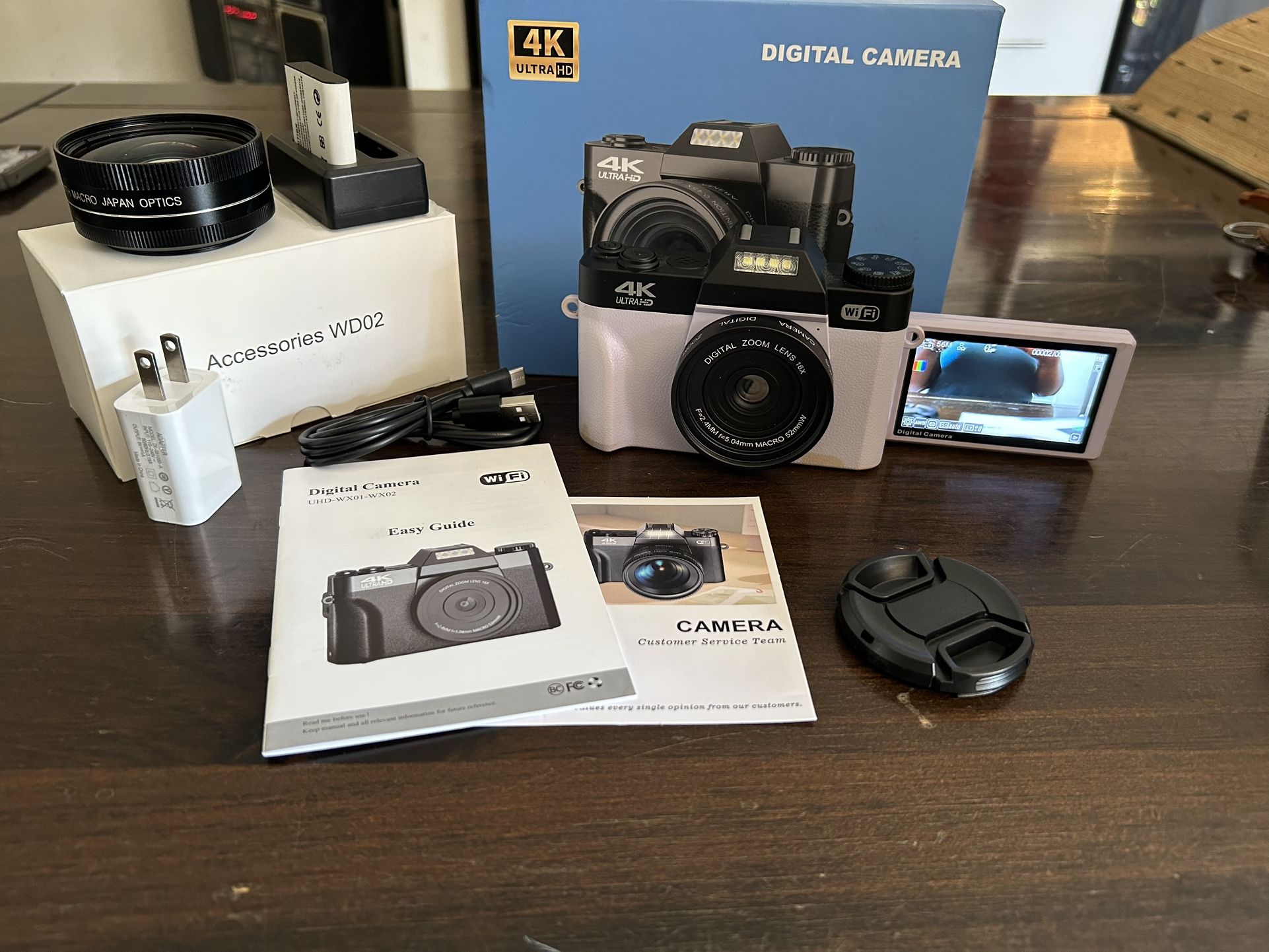 4k Digital Camera And Mic Set