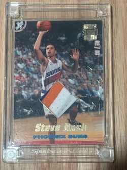 Steve Nash Game worn jersey rookie card 39/50