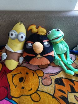 3 Plushies