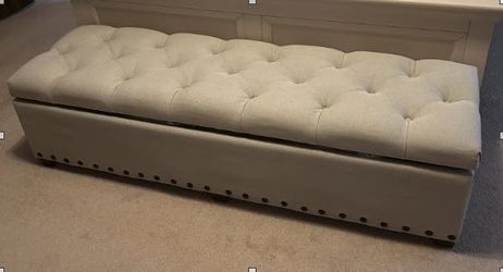 Tufted Storage Ottoman Bench