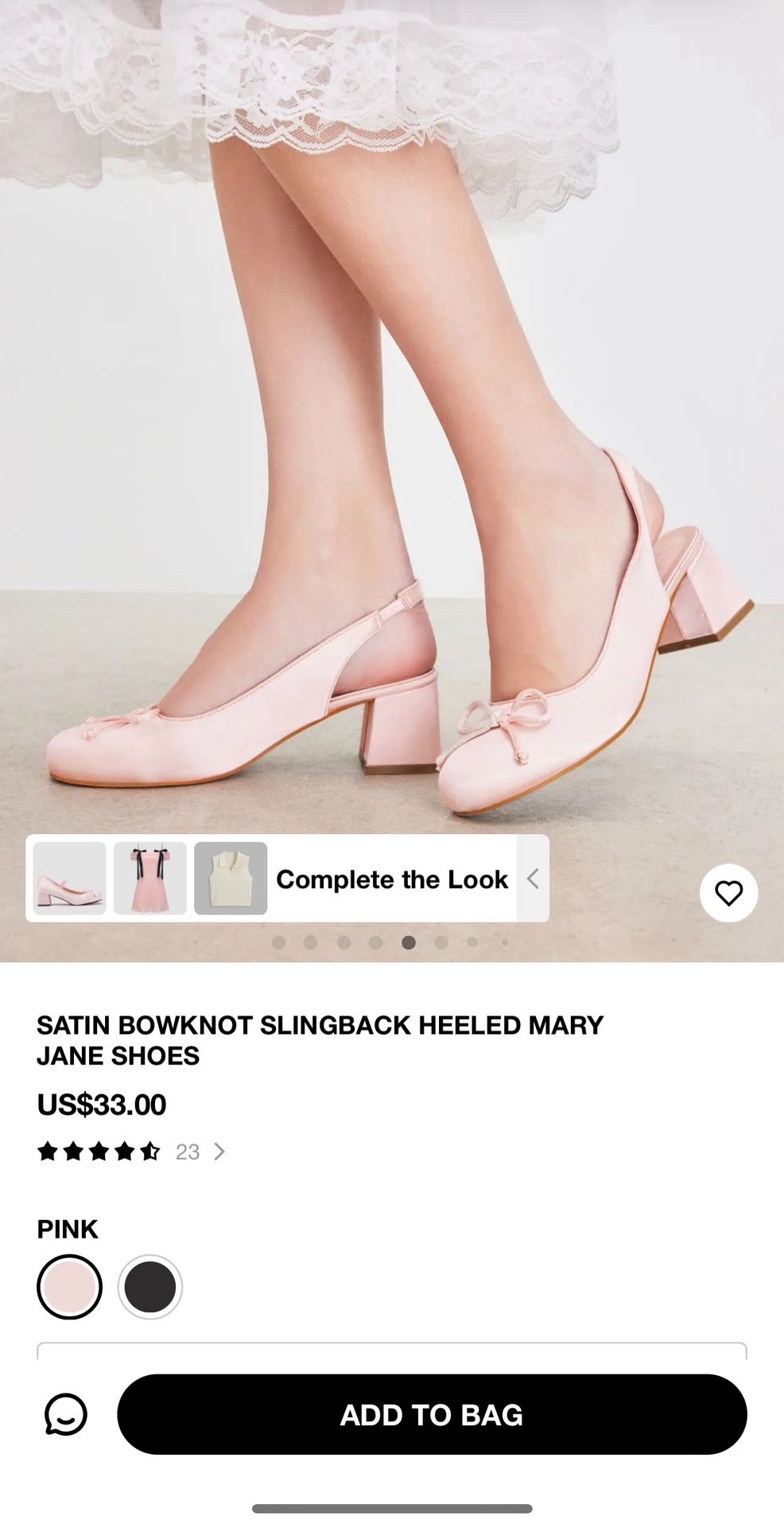 Slingback Maryjane Heels