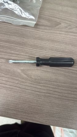 Phillips Head Screwdriver Black Handle