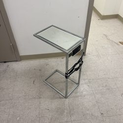 Mirror/ Charging Station Side Table