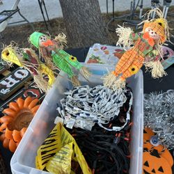 Halloween 🎃 Bundles Lights And 3 Espantapájaros Small - Extra Pumpkins Lines - 20$ For All 