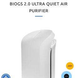 White Rabbit Air Ultra Air purifier for pet Dander, dust, pollen, smoke, etc.