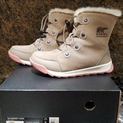 Sorel Youth Suede Waterproof Snow Boots