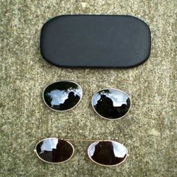 Premium Optical Quality Clip On Sunglasses - 3 Pair