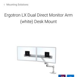 Dual Monitor Arm - Black - NEW 