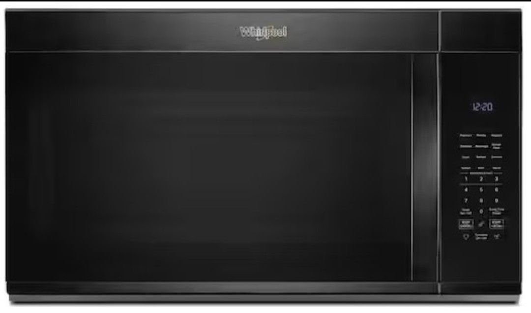 Whirlpool 30 in. Over-the-Range Microwave in Black with Sensor Cooking