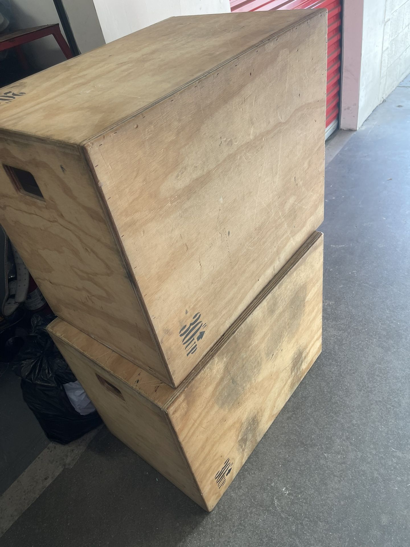 Wood Plyo Exercise Boxes