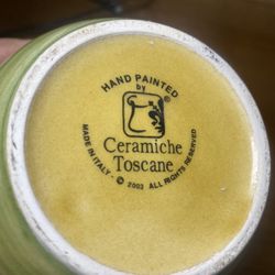 Italian Ceramic Oil Bottle