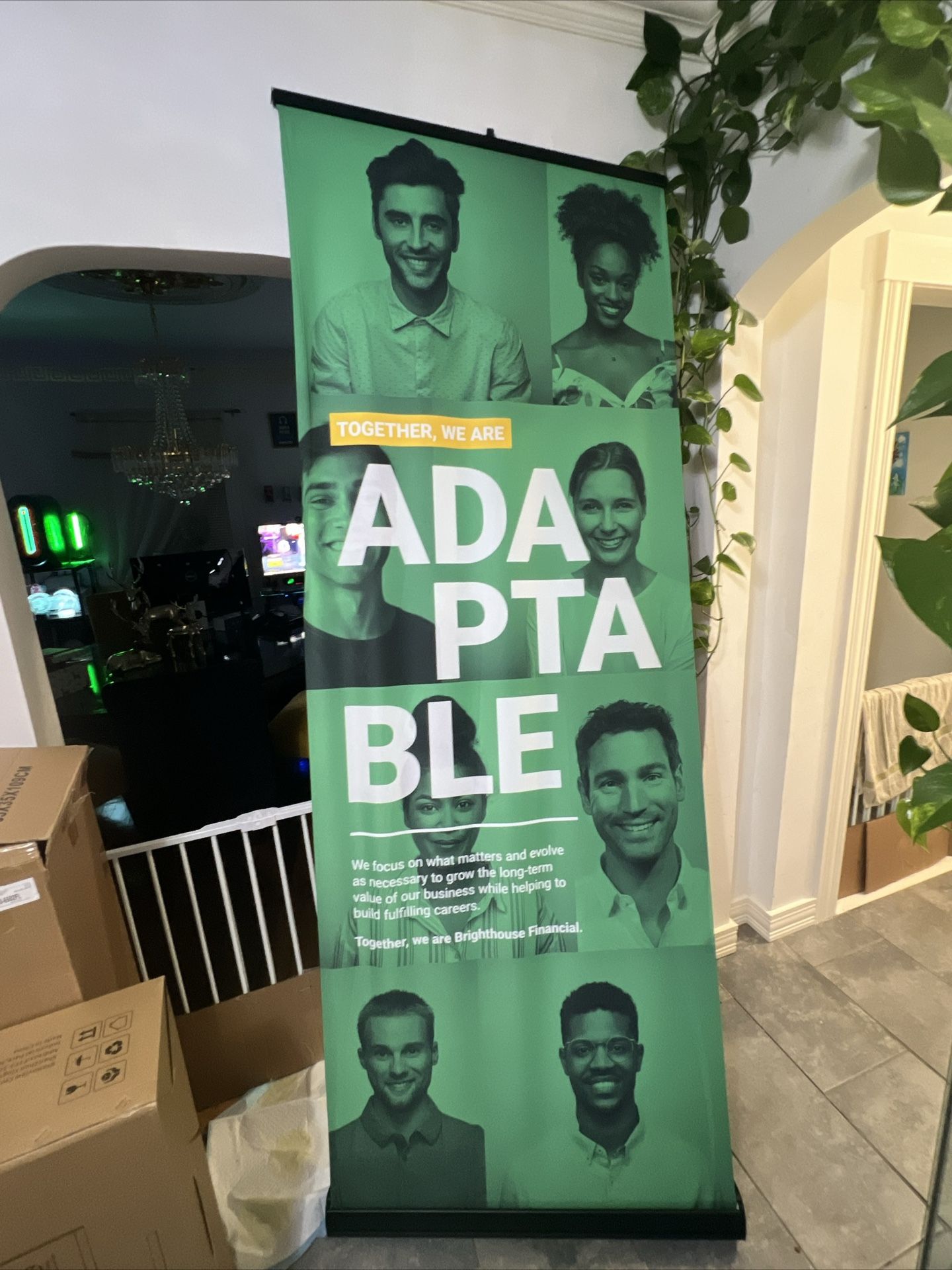 Retractable Roll Up Banner Stand 33.5" x 79" Portable Presentation Graphic 80"