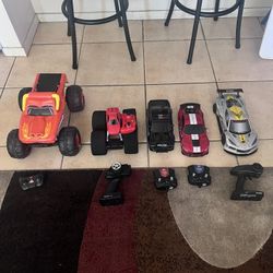 R/C Cars w Remotes, And Brand New Nerf Guns