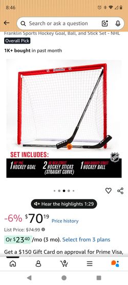 NHL Street Hockey Set