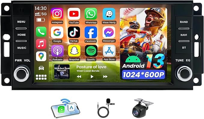 Car Stereo Radio for Dodge Avenger Challenger 2008-2014