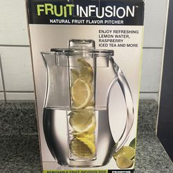 Prodyne Fruit Infusion Flavor Pitcher, 2.9 qt clear, 93 oz
