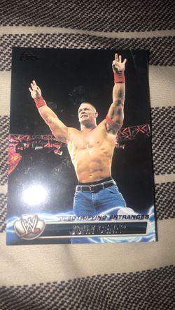 John cena wwe card