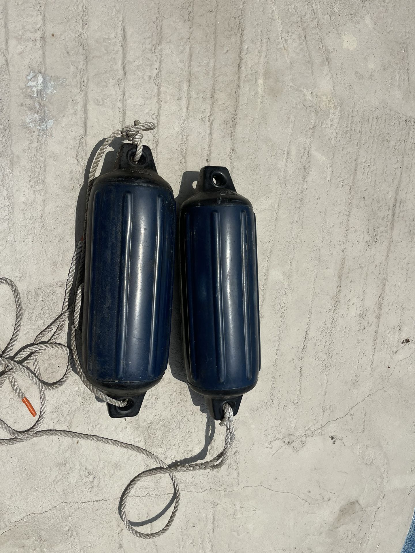 (2) Navy Blue Taylor Made Boat Fenders Bumpers