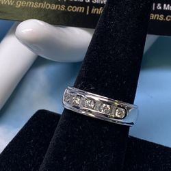 14k Men’s Diamond Band 