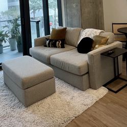 City Furniture Couch & Ottoman