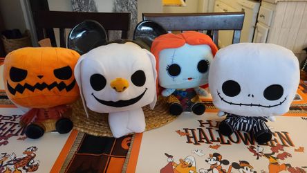 Disney Halloween The Nightmare Before Christmas Funko Plush Set