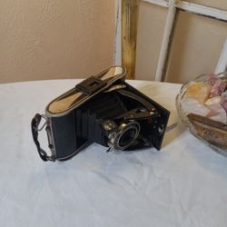 Vintage art deco AGFA Billy - Record Folding 120 Roll Film Camera untested sold as is