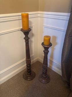Standing candle holders