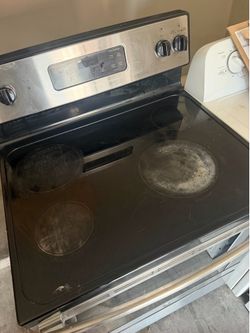 Glass top stove