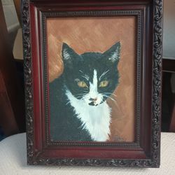 Adorable Cat Painting