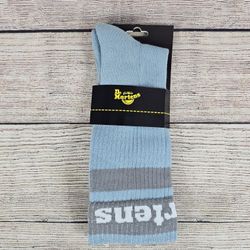 New Dr Martens AirWair Athletic Logo Purple Crew Socks M/L 9-14