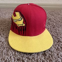 New Era Ironman Marvel All-Over Fitted Hat 7 3/8