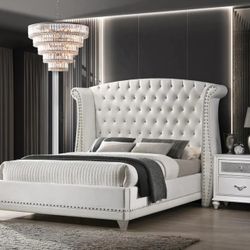 Nadira II  Bedroom Set🍀 4-Piece Queen or King Dresser,Mirror,Nightstand Bedroom Set💫Finance Available
