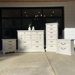 Beautiful White Dresser Solid Wood 