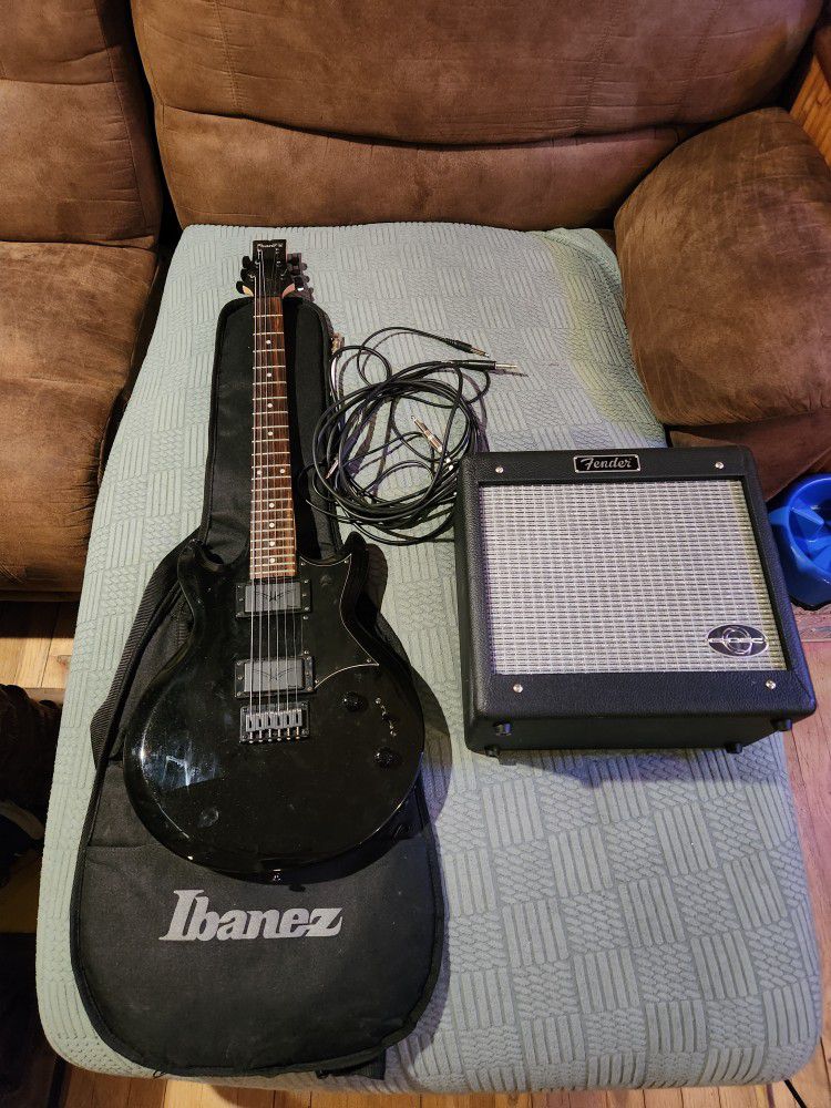 Ibanez Electric Guitar + Amp and Soft Case