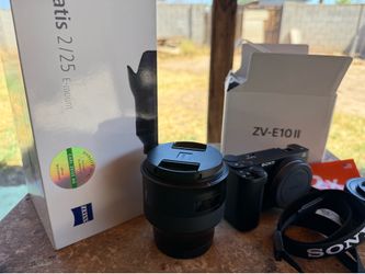 ZV-E10 II & lenses /Sony 85 mm F /1.8  $ Carl Zeiss 2/25 Batis f/2