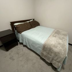 Bed Frame & Nightstand 