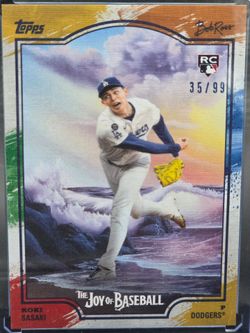 Roki Sasaki /99 - Topps × Bob Ross